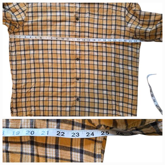 Cabela's Flannel Shirt Button-down Men's size large - Picture 4 of 9